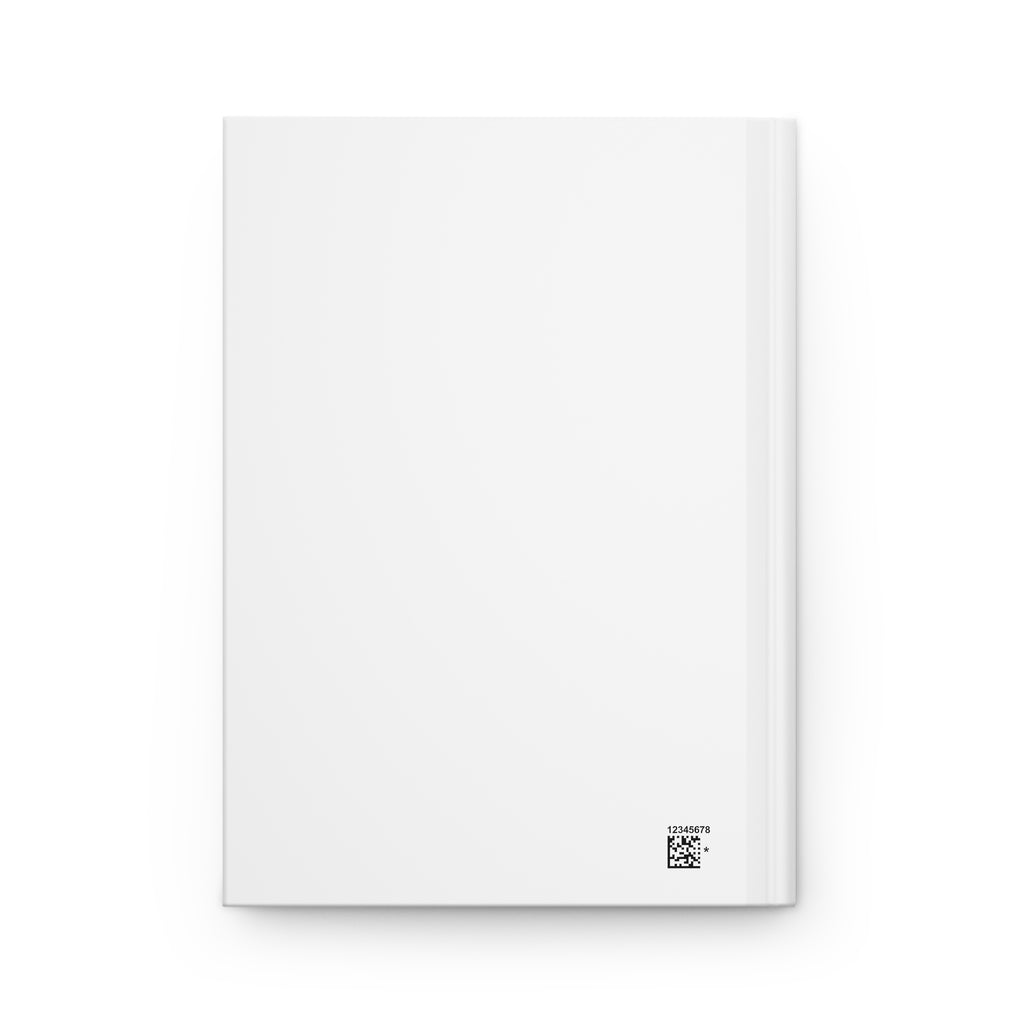 Blue Lotus Hardcover Journal — Floral Notebook for Gratitude, Meditation, & Daily Writing